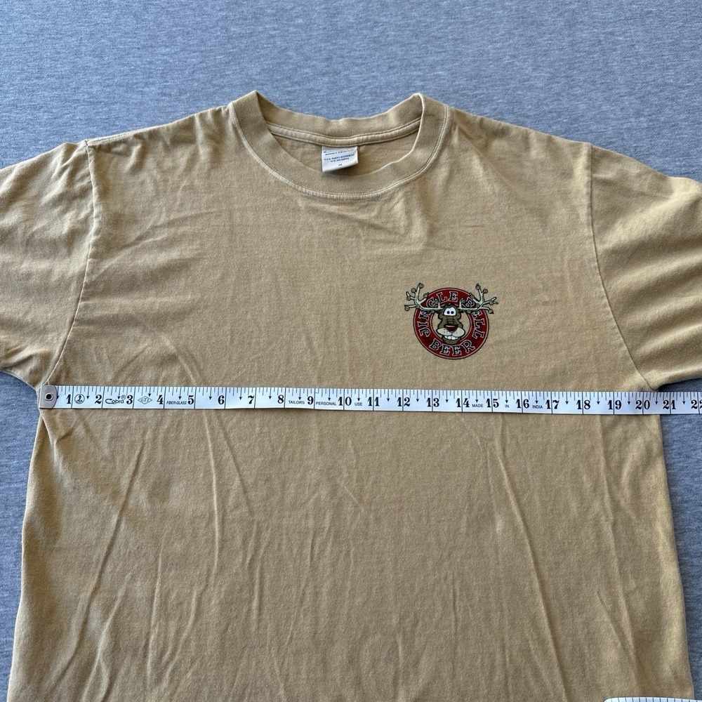 Crazy Short Jingle Bell Beer T Shirt Size M - Picture 6 of 15